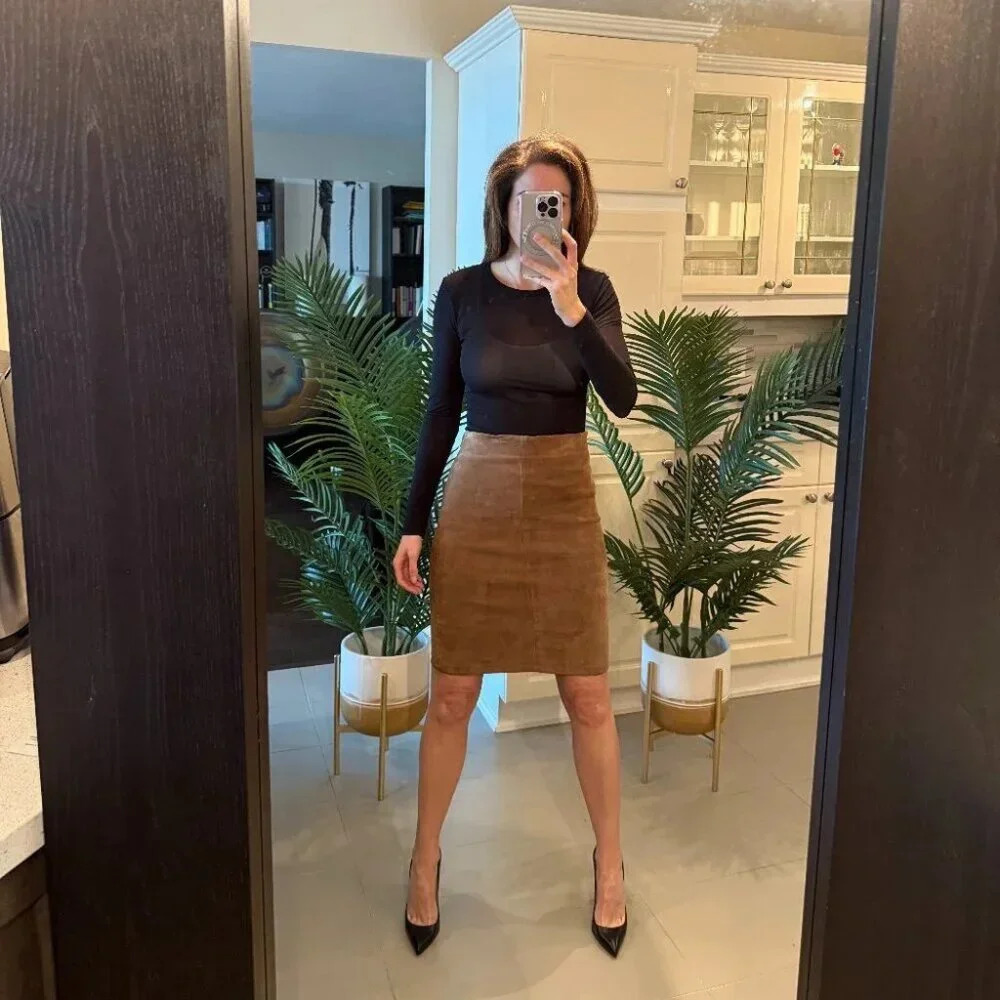 Black  Sheer Long Sleeve Top, Judith and Charles, US S